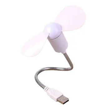 Mini Yılan Fan Sessiz Yumuşak Yaprak Fan Bilgisayar Usb Fan Bükülebilir Serbestçe Mini Yumuşak Yaprak Yılan sessiz Fan