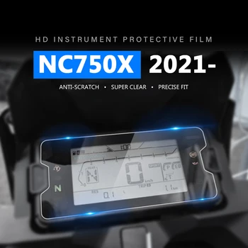 Motosiklet Aksesuarları Scratch Küme Ekran Pano Koruma Enstrüman Filmi Honda NC750X NC 750 X NC750 X 2021 -