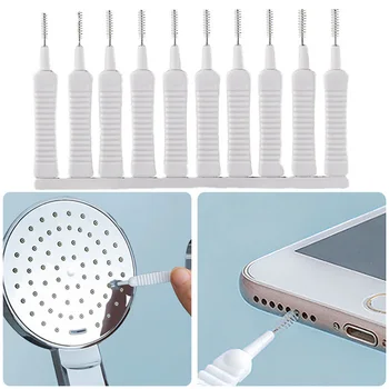Naylon Küçük Fırça Duş Başlığı Cep Telefonu Delik Küçük Delik Boşluk Temizleme Fırçası Ev Temizlik Araçları Malzemeleri Gadgets