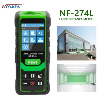 NF-274L Noyafa Lazer Mesafe Ölçer Elektronik Rulet Dijital Bant Telemetre Trena Metro Telemetre Ölçüm Test Aracı
