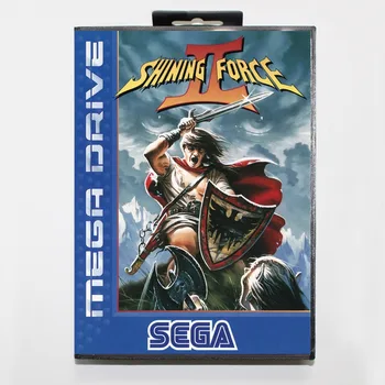 Parlayan Genesis İçin Sega Mega Sürücü İçin Perakende Kutusu İle 2 Oyunu Kartuş 16 bit MD Oyun Kartı Kuvvet 