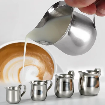 Paslanmaz Çelik Süt Köpürtme Sürahi Barista Craft Kahve Latte Süt Köpürtme Sürahi Kahve Sürahi Espresso süt kreması Frother Kupası