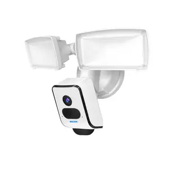 QF612 3MP 1296P Işıklandırmalı Açık Su geçirmez Kamera Garaj PİR Hareket Algılama Kablosuz WİFİ Sokak Lamba CCTV Kamera IP ESCAM 