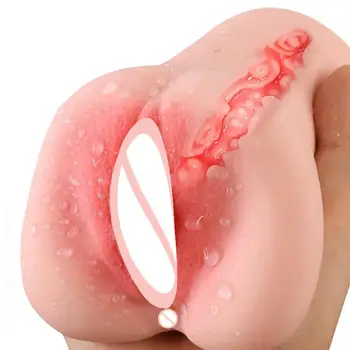 Seks Oyuncakları Yetişkin Erkekler İçin 3D Yumuşak Silikon Yapay Vajina Gerçek Pussy Anal Vajina Yetişkin Oyuncak Cep Pussy Seks Shop Vajina Erkekler İçin