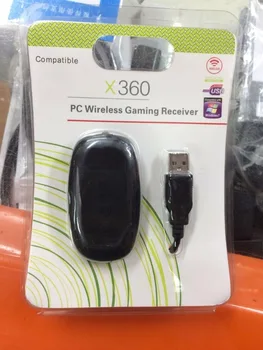 Siyah Beyaz xbox360 PC Kablosuz USB Oyun Alıcısı Xbox 360 Denetleyici Gamepad Joystick Konsolu Adaptörü
