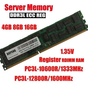 Sunucu bellek DDR3L 4 GB 8 GB 1333 1600 MHz ECC REG 16 GB ddr3 PC3L-12800R Kayıt RDIMM RAM sunucu ve X58 X79 anakart