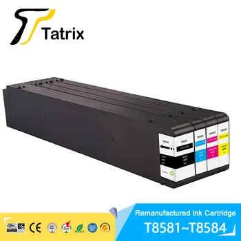 Tatrix T858 T8581 mürekkep kartuşu C13T858100 için Yeniden Üretilmiş Mürekkep Kartuşu Epson workforce Enterprise WF-C20590 / WF-C20590 D4TWF