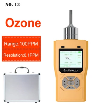 Taşınabilir O3 Ozon Foton Gazı Dedektörü Pompası Emme Gazı Algılama Hava Dedektörü Düşük Güç O3 dedektör sensörü Hava Kalitesi Test Cihazı