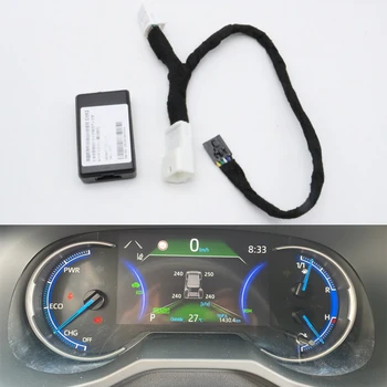 Toyota için Rav4 XA50 2019-2022 Akıllı TPMS Lastik Basıncı İzleme Sistemi Dijital LCD Dash Kurulu Ekran Otomatik Güvenlik Alarmı