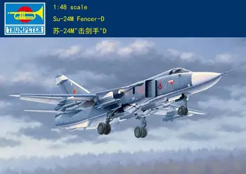 Trompetçi 1/48 Savaş Uçağı Rus Su - 24M Fencer-D Bombacı 02835 Uçak Modeli