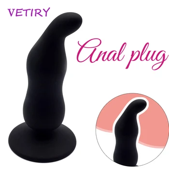 VETIRY Anal Plug Butt Plug g-spot Silikon Anal Boncuk Yetişkin Seks Oyuncakları Kadın Erkek Eşcinsel Masturbator prostat masaj aleti Seks Makinesi