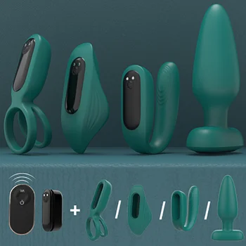 Vibratör Kegel Topları Ben Wa Topu G Spot Vibratör Kablosuz Uzaktan Kumanda Vajinal Penis Halkası Anal Plug Yetişkin Seks Oyuncakları Kadınlar İçin