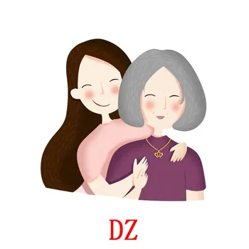 VIP bağlantı Dikiş Kızı ve Anne Desen DIY İğne DZ753-DZ777