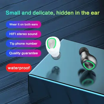 X6 Mini Kablosuz Bluetooth Kulaklık Tek Kulak Kulak Kulakiçi Kulaklıklar TWS Kablosuz mikrofonlu kulaklık Handsfree Kulaklık