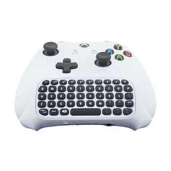 Xbox One S için Chatpad Mini Oyun Klavyesi Kablosuz Sohbet Mesaj Tuş Takımı ile Ses / Kulaklık Jakı Xbox One Elite ve İnce Oyun