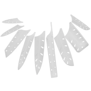 XYj Plastik Bıçak Kapağı İçin 9 8 7 5 3.5 İnç Santoku Sashimi Şef Bıçağı Bıçak Koruma Paslanmaz Çelik Mutfak Bıçağı Kılıf Aracı