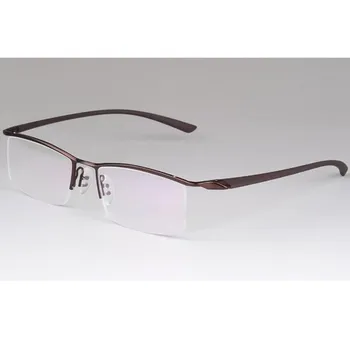Yeni Titanyum TR90 Modası Okuma Gözlükleri Yarım Çerçevesiz Erkek Kadın +50 +75 +100 +125 +150 +175 +200 +250 +3 +350 +375 +4 +425 +450
