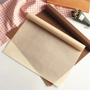Yeniden Yapışmaz Pişirme Kağıdı Yüksek Sıcaklığa Dayanıklı Levha Pasta Pişirme Oilpaper ızgara Pişirme Mat Pad Pişirme Araçları