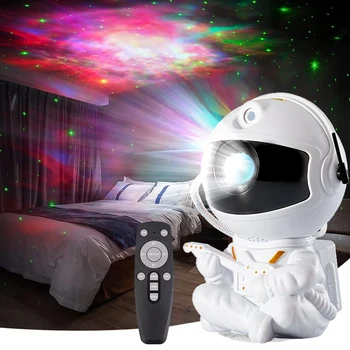 YENİ Astronot Projektör Yıldızlı Gökyüzü Yıldız Galaxy Projektör LED gece ışığı Lambası Odası Dekor Yatak Odası Dekoratif Gece Lambası