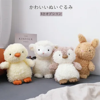 Yumuşak Doldurulmuş Hayvanlar Tavşan peluş oyuncaklar Sevimli Karikatür Uyku Tavşan Peluş Bebekler Oyuncaklar Çocuklar Çocuklar Kızlar İçin Bebek doğum günü hediyesi