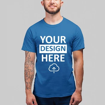 Yüksek Kaliteli KENDİ Tasarım Marka Logosu / Resim Özel Erkek ve Kadın T-Shirt Orijinal Tasarım Hediyeler T Shirt