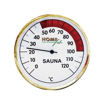 Yükseltme Sauna Termometre Metal Arama Duvara monte sıcaklık ölçer Ev Otel Kantin Okul Pil Gerektirmez