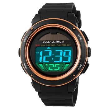zk30 SKMEI Marka Moda Spor İzle Kadın Erkek PU Kayış Saatler Chronograph Alarm Su geçirmez dijital saat reloj hombre 1096