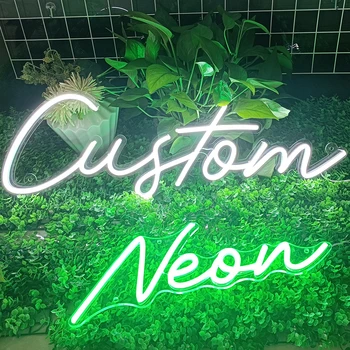 Özel Neon burcu özel Led ışıkları kişiselleştirilmiş adı tasarım şirket logosu düğün parti doğum günü için duvar dekor Neon ışık burcu